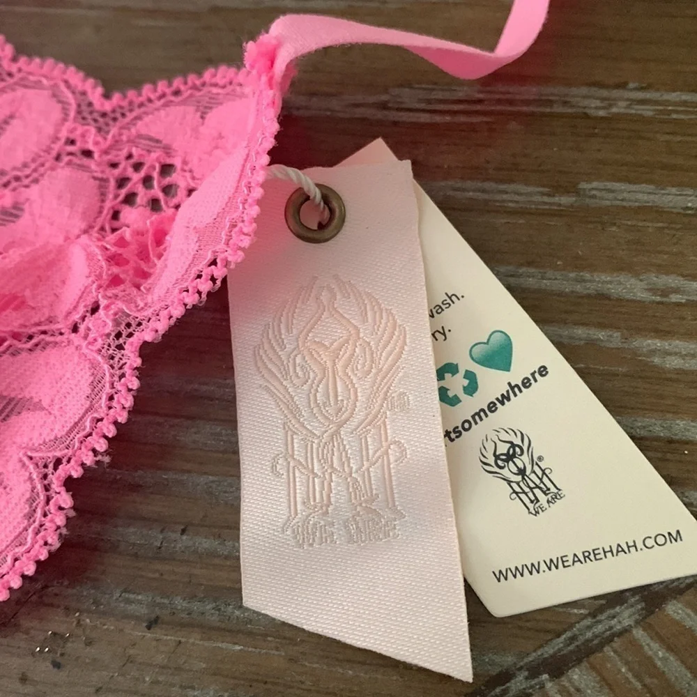 Free people HAH CHI bralette new xs hot pink
